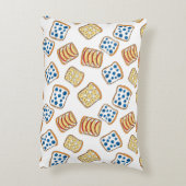 Seamless pattern of toast アクセントクッション (裏面(縦))