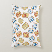 Seamless pattern of toast アクセントクッション (正面(垂直))