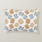 Seamless pattern of toast アクセントクッション (裏面)