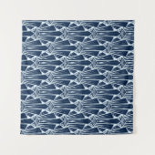 Seamless pattern ornament with stylized geometric  タペストリー (正面(横))