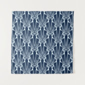 Seamless pattern ornament with stylized geometric タペストリー (正面)