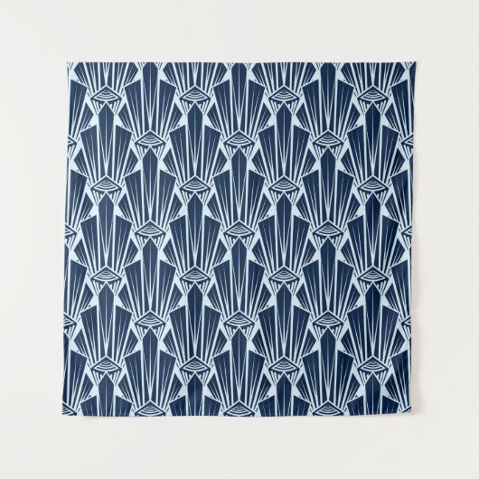 Seamless pattern ornament with stylized geometric  タペストリー (正面)