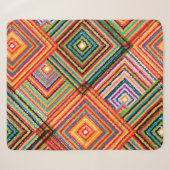 Seamless pattern patchwork design. Creative backgr シェルパブランケット (正面(横))