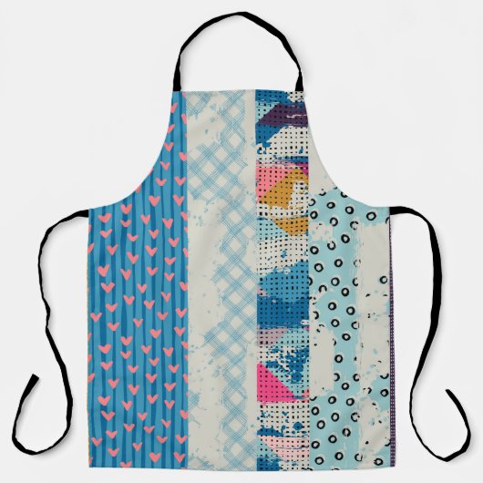 Seamless pattern, patchwork tiles. エプロン (正面)