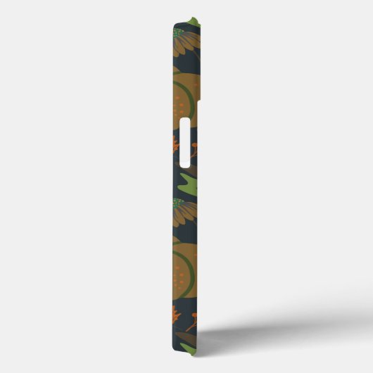 Seamless pattern Pumpkin & carrot dark background Case-Mate iPhoneケース (裏面 / 右)