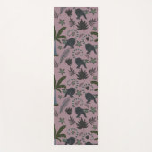 Seamless pattern Tropical animals monkey jumping ヨガマット (正面)