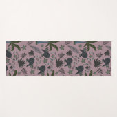Seamless pattern Tropical animals monkey jumping ヨガマット (正面(横))