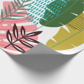 Seamless pattern tropical background with Monstera ラッピングペーパー (角)
