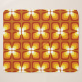 Seamless pattern with abstract floral elements and シェルパブランケット (正面(横))