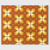 Seamless pattern with abstract floral elements and ラッピングペーパー (フラット)