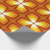 Seamless pattern with abstract floral elements and ラッピングペーパー (角)