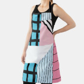 Seamless pattern with abstract geometric shapes エプロン (インサイチュ)