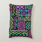 seamless pattern with abstract lines. geometric a アクセントクッション (裏面(縦))