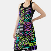 seamless pattern with abstract lines. geometric a エプロン (インサイチュ)