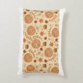 Seamless pattern with apple pie, apples and mugs. アクセントクッション (裏面(縦))