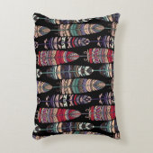 Seamless pattern with birds feathers. Tribal art a アクセントクッション (正面(垂直))