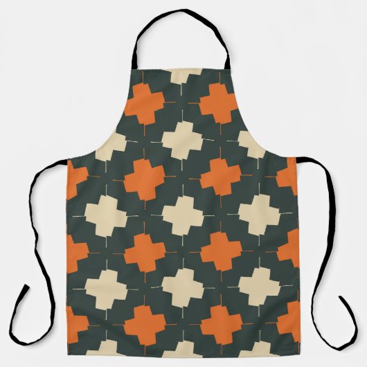 Seamless pattern with bright geometric elements on エプロン (正面)