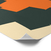 Seamless pattern with bright geometric elements on ポスター (角)