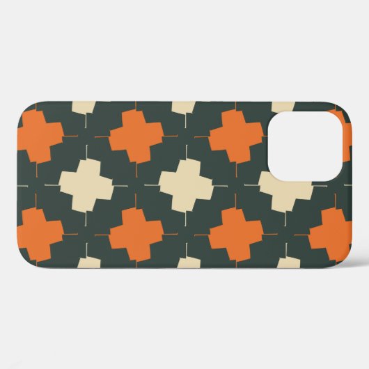 Seamless pattern with bright geometric elements on Case-Mate iPhoneケース (裏面 (横))