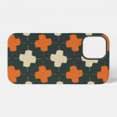 Seamless pattern with bright geometric elements on iPhoneケース (裏面横)