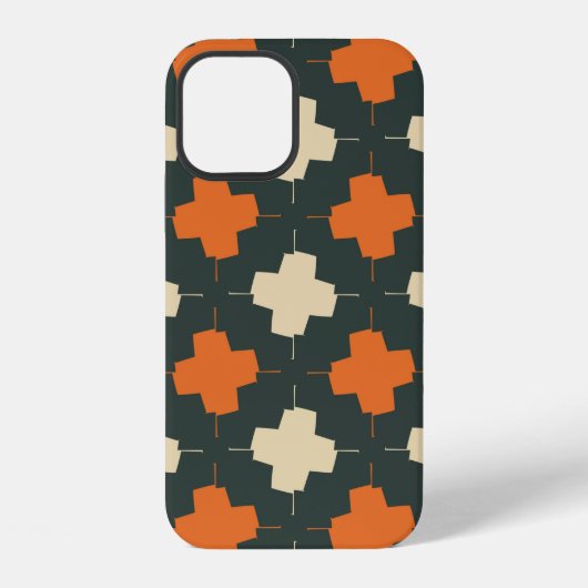 Seamless pattern with bright geometric elements on iPhoneケース (裏面)
