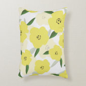 Seamless pattern with bright yellow flowers backgr アクセントクッション (正面(垂直))