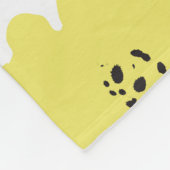 Seamless pattern with bright yellow flowers backgr フリースブランケット (角)