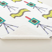 Seamless pattern with cameras and film strips on a シェルパブランケット (3/4)