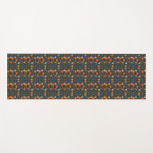 Seamless pattern with chess pieces, books, dice ヨガマット (正面(横))