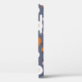 Seamless pattern with Christmas balls on a dark ba Case-Mate iPhoneケース (裏面 / 左)