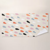 Seamless pattern with colorful hand drawdrops stai バスタオル (バスタオル)