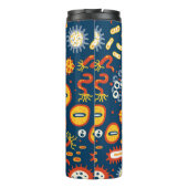 Seamless pattern with different kinds of microorga タンブラー (裏面)