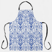 Seamless pattern with embroidery. Ikat Fabric. Eth エプロン (正面)