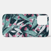 Seamless pattern with eucalyptus leaves and flower Case-Mate iPhoneケース (裏面 (横))