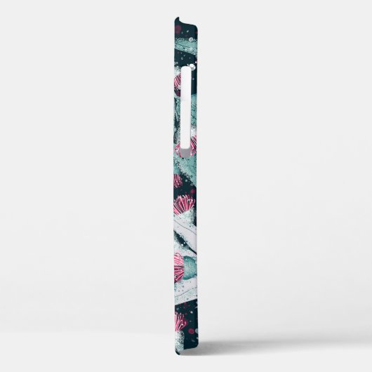 Seamless pattern with eucalyptus leaves and flower Case-Mate iPhoneケース (裏面 / 左)