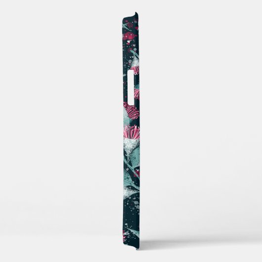 Seamless pattern with eucalyptus leaves and flower Case-Mate iPhoneケース (裏面 / 右)