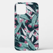 Seamless pattern with eucalyptus leaves and flower Case-Mate iPhoneケース (裏面)