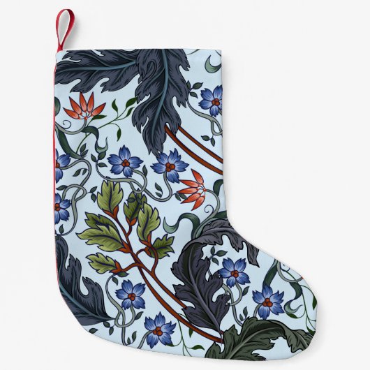 Seamless pattern with flowers in art deco style. M スモールクリスマスストッキング (正面)