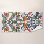 Seamless pattern with flowers in art deco style. M バスタオル (バスタオル)