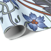 Seamless pattern with flowers in art deco style. M ラッピングペーパー (ロールコーナー)