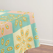 Seamless pattern with geometric floral motifs テーブルクロス (インサイチュ)