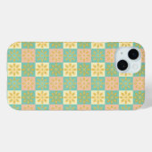Seamless pattern with geometric floral motifs Case-Mate iPhoneケース (裏面 (横))