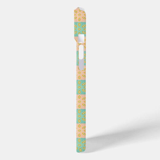 Seamless pattern with geometric floral motifs Case-Mate iPhoneケース (裏面 / 左)