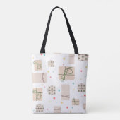 Seamless pattern with gift boxes. Gifts Packed in トートバッグ (裏面)