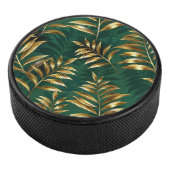 Seamless pattern with golden ferns アイスホッケーパック (3/4)