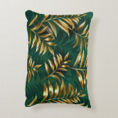 Seamless pattern with golden ferns アクセントクッション (裏面(縦))