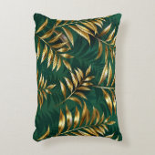 Seamless pattern with golden ferns アクセントクッション (正面(垂直))