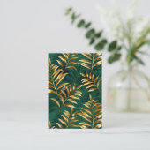 Seamless pattern with golden ferns エンクロージャーカード (スタンド正面)
