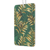 Seamless pattern with golden ferns カーエアーフレッシュナー (左)