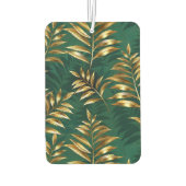 Seamless pattern with golden ferns カーエアーフレッシュナー (裏面)